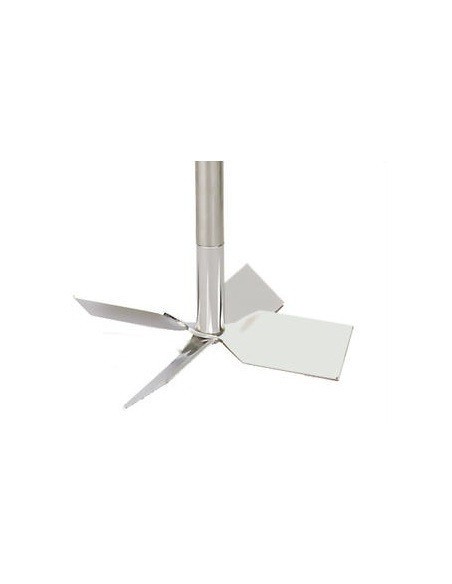 Propellerrührer 4 Flügel fix 18/10-Stahl Länge 400 mm D1 100 mm