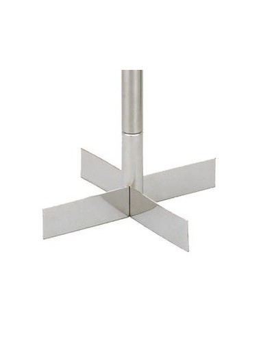 Propeller stirrers 4 vertical blades 18/10-steel length 300 mm