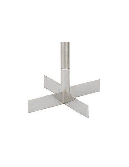 Propeller stirrers 4 vertical blades 18/10-steel length 500 mm
