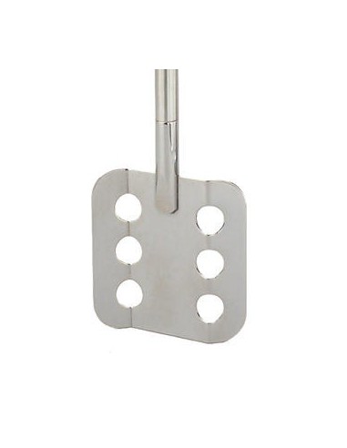 Paddle stirrer 6 holes 18/10-steel length 300 mm D1 70 mm