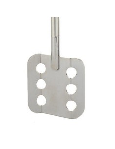 Paddle stirrer 6 holes 18/10-steel length 500 mm D1 70 mm