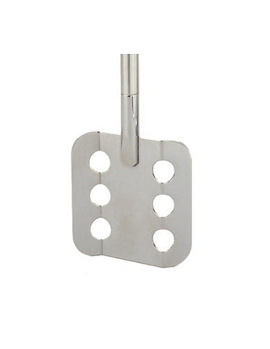 Paddle stirrer 6 holes 18/10-steel length 500 mm Ø 10 mm D1 70