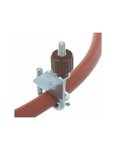 Pinchcock with plastic screw zincked Ø 10 mm