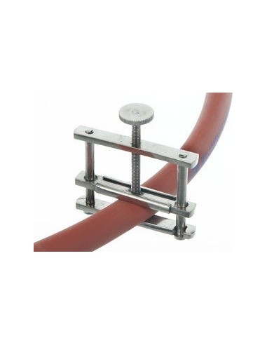 Pinch cock type Hoffmann with flap Ms-Ni width 48 mm