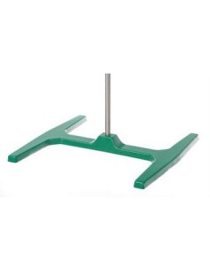 Stand with base plate H-shape