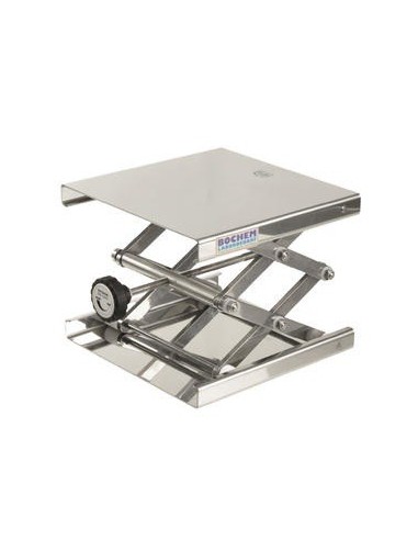 Lab-Jacks 240x240 mm 18/10 stainless steel 60…275 mm allowed