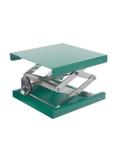 Lab-Jacks 400x400 mm aluminium green 90…470 mm allowed load 60