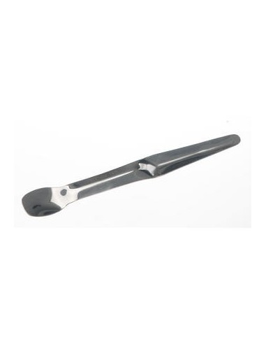 Spoon spatulas Type analyse 1 side conical 18/10 stainless