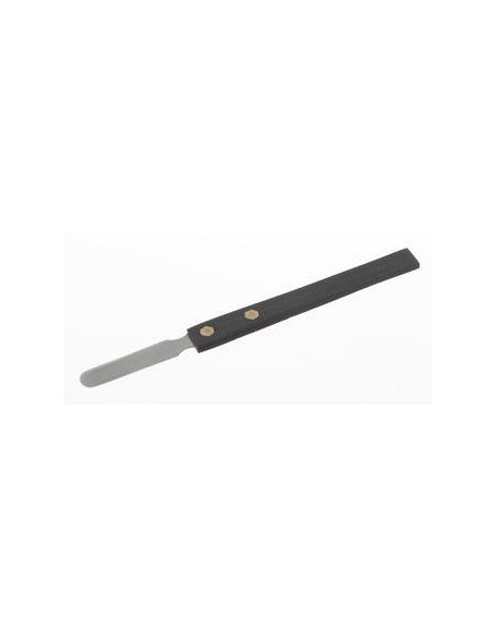 Schnittfänger Klinge flexibel Griff Holz 18/10 Stahl Breite 10