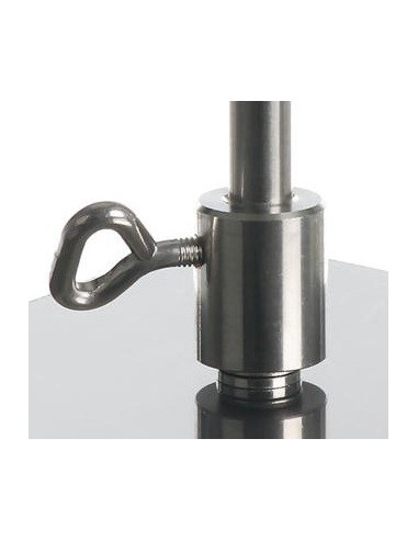 Sockets for rods without thread 18/10 stainless steel Ø 12 mm