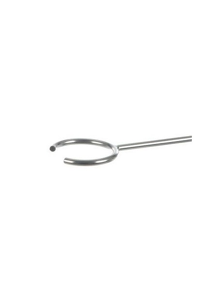 Stativring 18/10-Stahl offener RingLxØ 160x50 mm