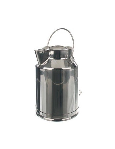 Transport jug 18/10 stainless spout handle lid 5 L