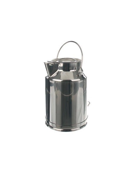 Transport jug 18/10 stainless spout handle lid 5 L