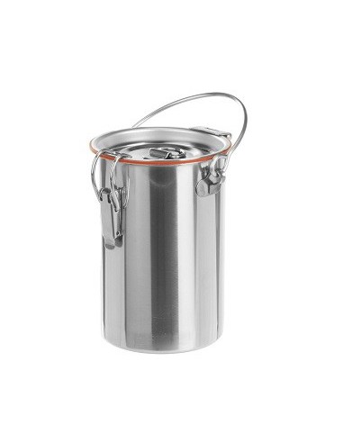 Safety transport container stainless steel for bottles 500-1000