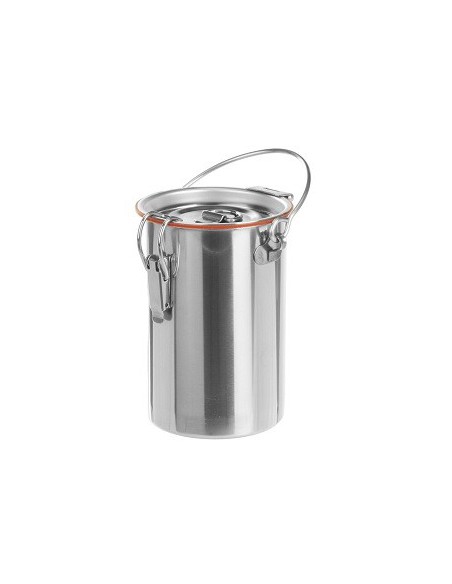 Safety transport container stainless steel for bottles 500-1000