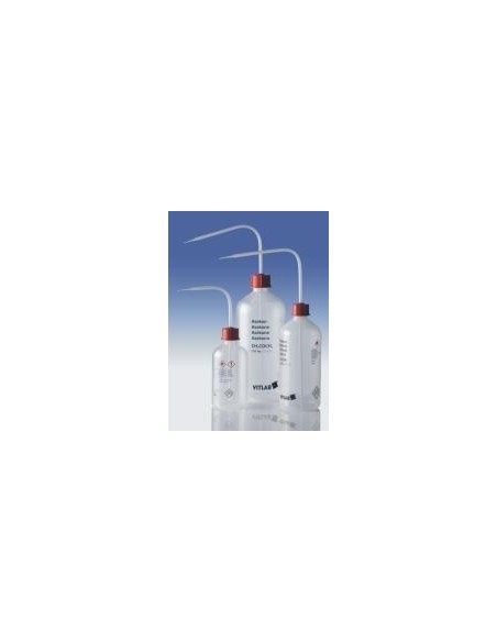 Sicherheitsspritzflasche "Methylenchlorid" 500 ml PELD enghals
