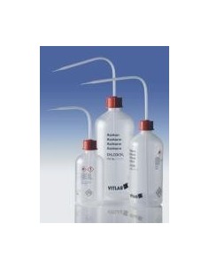 Safety wash bottle "Isopropanol" 250 ml PELD narrow mouth with
