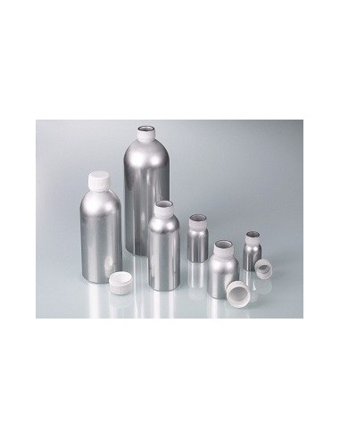 Butelka aluminiowa 60 ml cert. UN z zakrętką z PP