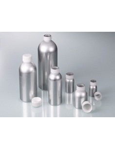 Aluminiumflasche 600 ml UN-Zulassung Schraubverschluss aus PP