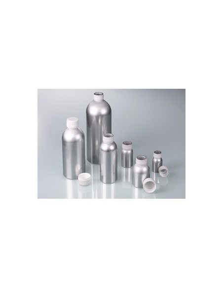 Aluminiumflasche 600 ml UN-Zulassung Schraubverschluss aus PP