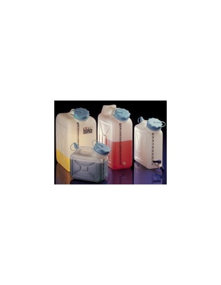Wide neck jerrycan PE-HD 5 L without threaded connector