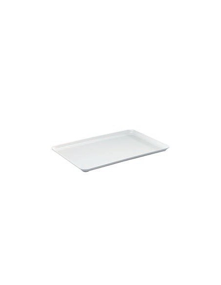 Taca na instrumenty melamina biała płaska DxSxW 420x280x17 mm