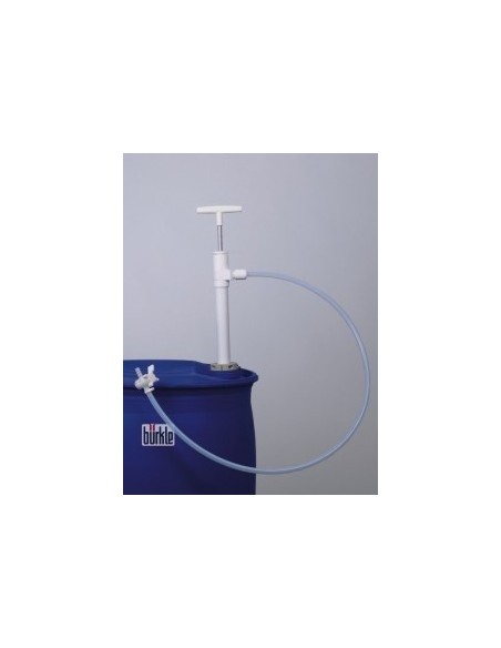 Fasspumpe PP with discharge hose and stopcock Immersion depth