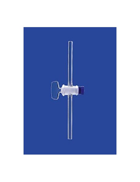 Stopcocks straight with solid glass plug Duran NS24 bore 8 mm