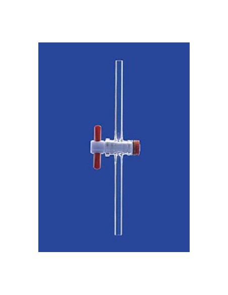Stopcocks straight with PFTE plug Duran NS14,5 bore 2,5 mm pack