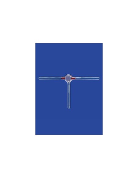 3-way stopcocks with PTFE plug Duran NS14,5 bore 2,5 mm