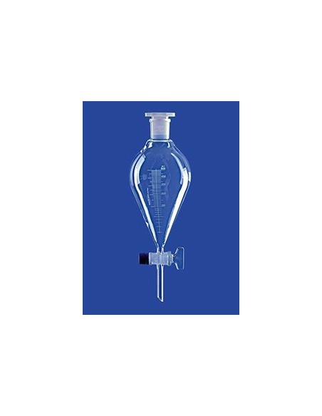 Rozdzielacz gruszkowy szkło borokrzem 3.3 50 ml kurek szklany