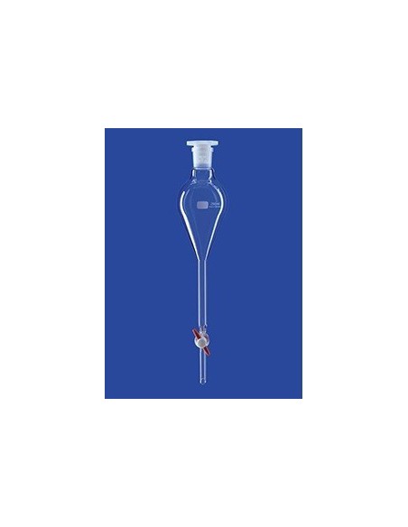 Rozdzielacz wg Gilsona 250 ml szkło borokrzem 3.3 kurek PTFE