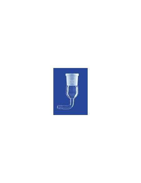 Übergangsstück gebogen Glas Hülse NS19/26