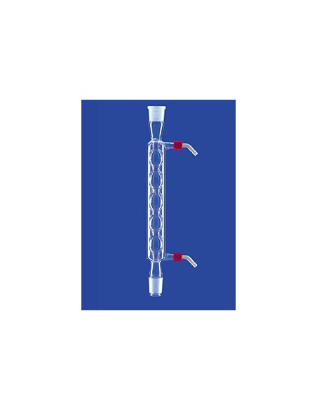 Allihn condenser Socket/Cone NS19/26 water connection GL 14