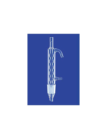Allihn condenser with Cone NS45/40 water connection hose for