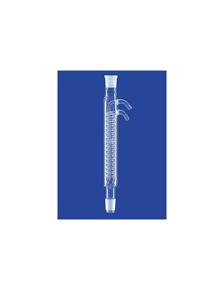 Dimroth condenser with Socket/Cone water connection nozzle