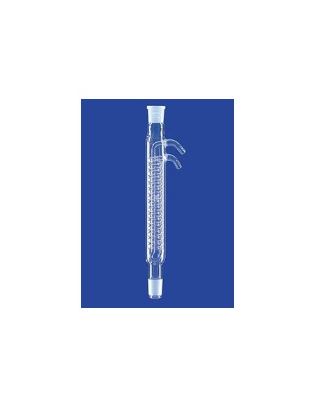 Dimroth condenser with Socket/Cone water connection nozzle