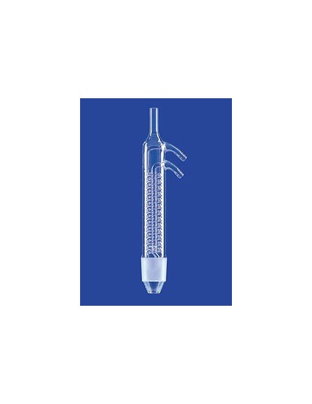 Dimroth condenser with Cone water connection nozzle glass