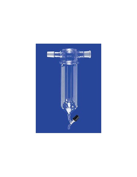 Cold trap with socket and cone with condensate drain glass 200