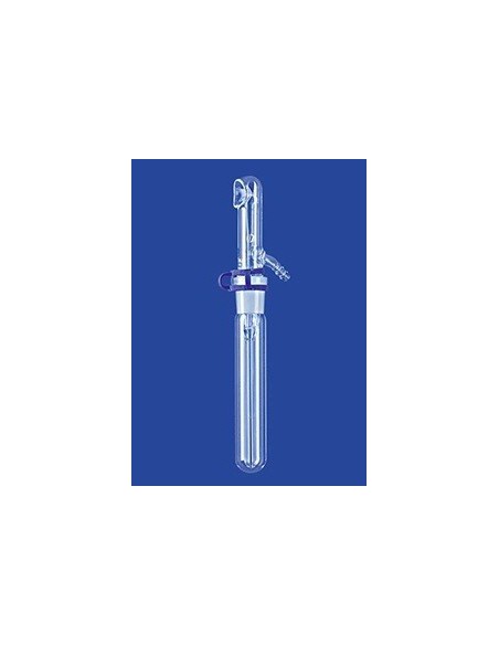 Test tube sprayer 12 ml NS19/26 glass complete with clamp and