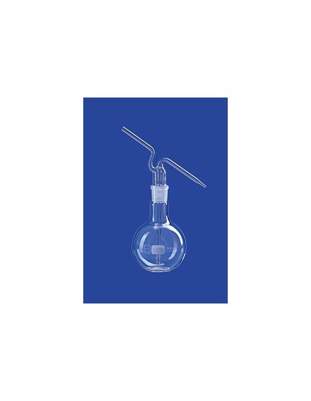 Wash bottle 500 ml glass complete
