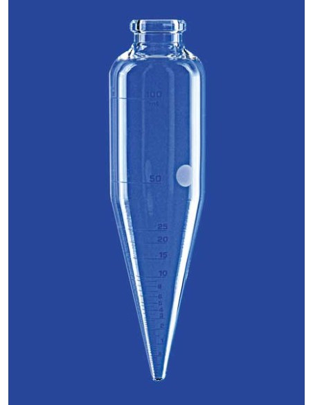 Zentrifugenglas 100 ml Duran ASTM D96 zylindrisch konischer