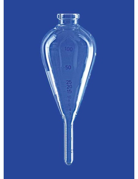 Probówka do wirówki 100mL Duran ASTM D96 gruszkowa dno