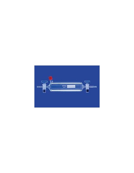 Gas-Probenrohr mit Entnahmestutzen 150 ml Gewinde GL 14 Glas