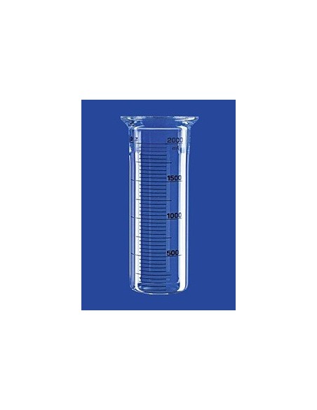 Reaktionsgefäß 0,25 L zylindrisch flach Glas Flansch DN60