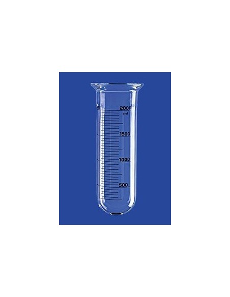 Reaction vessels 4 L cylindrical flat glass DN100
