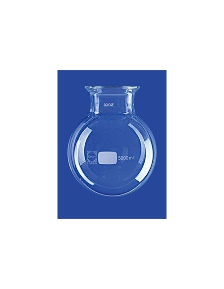 Reaktionsgefäss 1 L kugelförmig Glas Flansch DN100