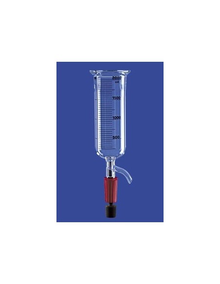 Naczynie reakcyjne 10 L cylindryczne z zaworem 15 mm szklane