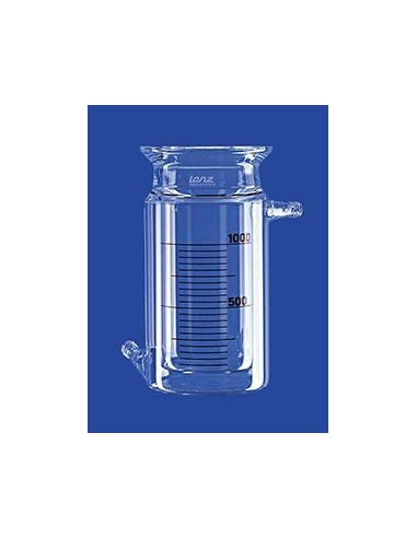 Naczynie reakcyjne 3 L cylindryczne płaszcz grzejny KF 15