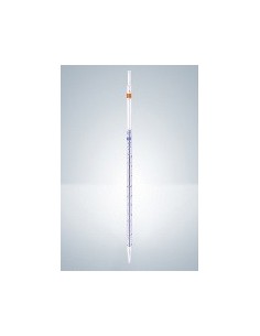 Messpipette AS 1:0,01 ml AR-Glas KB völliger Ablauf blau